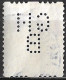 Perfin GHB (G.H. Buhrmann's Papiergroothandel Amsterdam) In 1926 Type Veth 20 Ct Tweezijdige Roltanding NVPH R 50 - Gezähnt (perforiert)