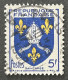 FRA1005UD - Armoiries De Provinces (VII) - Saintonge - 5 F Used Stamp - 1954 - France YT 1005 - 1941-66 Armoiries Et Blasons