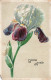 FLEUR, PLANTE, ARBRES - Fleur - Bonne Année - Carte Postale Ancienne - Blumen