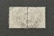 FRA1005Ux2h2 - Armoiries De Provinces (VII) - Saintonge - Pair Of 5 F Used Stamps - 1954 - France YT 1005 - 1941-66 Coat Of Arms And Heraldry