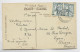 QUEENSLAND 1/2DX2 CARD FANTAISIE GREETINGS XMAS 1910 TO FRANCE - Briefe U. Dokumente