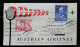 Österreich 1961, Erstflug WIEN-PRAG-DÜSSELDORF - First Flight Covers