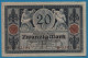 DEUTSCHES REICH 20 MARK 04.11.1915 # H.5392384 P# 63 Reichsbank - 20 Mark