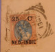 V45 INDE NEERLANDAISE BELLE  LETTRE  1902   A DOUARNENEZ FRANCE +SURCHARGE+AFF. INTERESSANT+++++ + - Nederlands-Indië