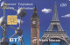 Telecarte Usage Specifique Luxe - BT EURO 3 - 120 U  - Sol6 - 1997 - 20000 Ex -  Eurostar     