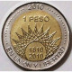 ARGENTINA - 2010 - 1 Peso - KM 158 - Mar Del Plata - UNC Bimetallica Bimetallic - Argentine