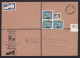 Zimbabwe: Registered Cover To South Africa, 1985, 4 Stamps, Satellite, Space, Mineral, C1 Customs Label (traces Of Use) - Zimbabwe (1980-...)