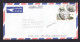 Zimbabwe: Airmail Cover To USA, 2003, 4 Stamps, Rhino Animal, Heron Bird, Waterfall, Rainbow, Inflation (minor Damage) - Zimbabwe (1980-...)