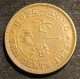 HONG KONG - 10 CENTS 1975 - Elizabeth II - 1ere Effigie - KM 28.3 - Tranche Striée - Hong Kong