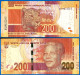 Afrique Du Sud 200 Rand 2016 Nelson Mandela Animal South Africa Que Prix + Port Billets Rands Paypal Bitcoin Crypto OK - Sudafrica
