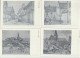 Diest :  Begijnhof Naar Tekeningen Van War Macken ---- 12 Tekeningen Op Postkaart - Diest