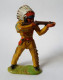 FIGURINE ELASTOLIN INDIEN Tireur Fusil Debout - OUGEN Ancien - Armee