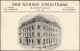 Norvège 1911. 2 Entiers Postaux Timbré Sur Commande Et Repiqué. Vue Belle époque, Façade De Banque Norske Creditbank - Enteros Postales