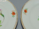 Delcampe - -4 ASSIETTES PORCELAINE De PARIS UNE PENSEE Au CENTRE 4 FLEURS Sur L'aile    E - Altri & Non Classificati