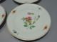 Delcampe - -4 ASSIETTES PORCELAINE De PARIS UNE PENSEE Au CENTRE 4 FLEURS Sur L'aile    E - Altri & Non Classificati