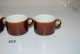 C255 4 Anciennes Tasses - Boch Villeroy - Vintage - Cups