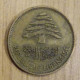 Libanon, Year 1961, Used, 25 Piastres - Lebanon