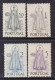 PORTUGAL - 1950 - YVERT 730/733 - Virgen Fatima - MH - Valor Catalogo 90 € - Nuevos