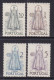 PORTUGAL - 1950 - YVERT 730/733 - Virgen Fatima - MH - Valor Catalogo 90 € - Nuevos