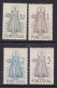 PORTUGAL - 1950 - YVERT 730/733 - Virgen Fatima - MH - Valor Catalogo 90 € - Neufs