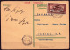 Ägypten 1931: Postkarte Antwortkarte / Luftpost | Luftpost, Bahnpost | Kairo, Buchau - Aéreo