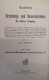 Handbuch Der Erziehungs- Und Unterrichtslehre Für Höhere Schulen. Didaktik Und Methodik Der Einzelnen Lehrfäch - Libri Scolastici