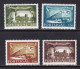 PORTUGAL - 1956 - YVERT 831/834 - Ferrocarriles - MNH - Valor De Catologo 115 € - Nuevos