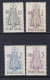 PORTUGAL - 1950 - YVERT 730/733 - Virgen Fatima - MH - Valor Catalogo 90 € - Nuevos