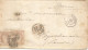 ENVUELTA  MADRID A PEYREHORADE FRANQUEO CON DOS SELLOS DE 12 CUARTOS 1871 - Briefe U. Dokumente