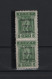 GREECE 1914 CHIMARRA 5 LEPTA MNH STAMPS IN VERTICAL PAIR   HELLAS No 71  AND VALUE EURO 360.00 - Epirus & Albanië