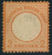 1872, BRUSTSCHILD Ungebraucht  ö. Gummi  Michelnummer 8 - Unused Stamps