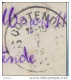 _L450:Fantasiekaart: S.M.B: PMB-BLP 2 I 19 > Ostende: Noodstempel: 12*OOSTENDE 12* .postagentschapstempel Als Aankomstst - Fortune Cancels (1919)