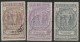 ITALY - 1923 National Militia Original Cancellations With Certificate - Nuovi