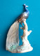 Figurine PAON En Porcelaine De West Germany, Hauteur 20 Cm - Altri & Non Classificati