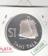 CR2100 MONEDA TOKELAU 1 DÓLAR 1979 PLATA - Sonstige – Ozeanien