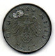 GERMANY - THIRD REICH, 10 Reichs Pfennig, Zinc, Year 1943-D, KM # 101 - 10 Reichspfennig