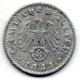 GERMANY - THIRD REICH, 50 Reichs Pfennig, Aluminum, Year 1941-E, KM # 96 - 50 Reichspfennig