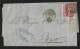 Carta Circulada Lisboa Para Beja Em 1875, Com Stamp 25 Réis D. Luís I. Letter Circulated From Lisbon To Beja In 1875, Wi - Lettres & Documents