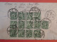 DF18 CHINA BELLE LETTRE RECOM. RARE 1935 SHANGHAI A PARIS FRANCE+++BLOC DE 12  TP CHINE +1  +AFF. INTERESSANT++++ - 1912-1949 Republik