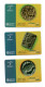 Bahrain Phonecards - Demon Seals - 3 Cards Set - Batelco Used Cads - Bahrain