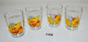 C256 Ensemble De 4verres - Moutarde - Collection - Vasos