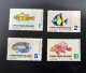 3-12-2023 (stamp) Christmas Island = 4 Mint + 1 Used Stamp (fish Etc) - Christmas Island