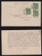 Irland Eire 1922 Postcard 3x ½p DUBLIN X CHEMNITZ Germany - Brieven En Documenten