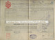 1930 CONNAISSEMENT BILL OF LADING CONOCIMIENTO Cia Trasmediterranea Barcelona De Cadiz à Ceuta  Vin Navire Rio CABRIEL - Spanje