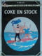 AFFICHE ANCIENNE PLASTIFIEE ALBUM TINTIN COKE EN STOCK HERGE CAPITAINE HADDOCK - Affiches & Posters