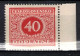 ** Tchécoslovaquie 1928 Mi P 59 (Yv TT 55), (MNH)** Varieté Position 80 - Variedades Y Curiosidades