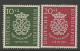 ALLEMAGNE FEDERALE Yvert N° 7 Et 8 NEUF** LUXE SANS CHARNIERE / Hingeless / MNH / Signé - Ungebraucht