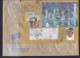 Hong Kong: Airmail Cover To UK, 2010, 7 Stamps, Souvenir Sheet, In Postal Plastic Bag: Damaged, Apologies (damaged) - Covers & Documents