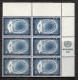 UNITED NATIONS---N.Y.  Scott # 48** MINT NH INSCRIPTION BLOCK Of 6 (CONDITION AS PER SCAN) (LG-1697) - Neufs