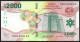 CAS 2000 Francs 2022 P702 UNC - États D'Afrique Centrale